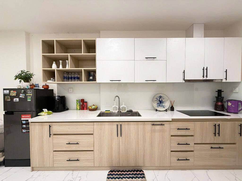 Phụ kiện tủ bếp với hệ thống ngăn kéo cho tủ bếp luôn tinh gọn