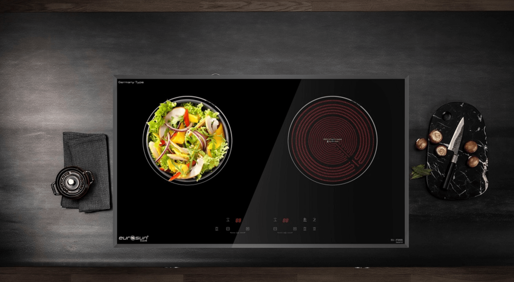 Thiết kế sang trọng tinh tế Bếp Điện Eurosun EU-IF268S