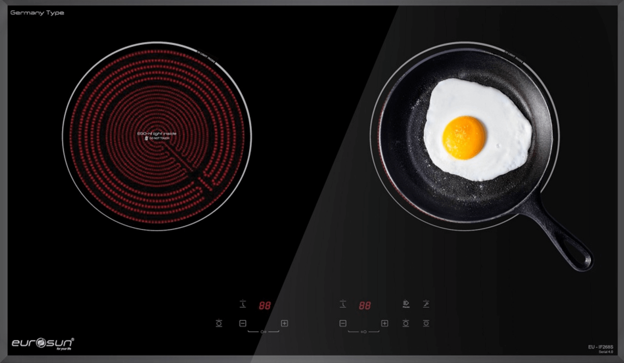 Bếp Điện Eurosun EU-IF268S với an toàn tuyệt đối