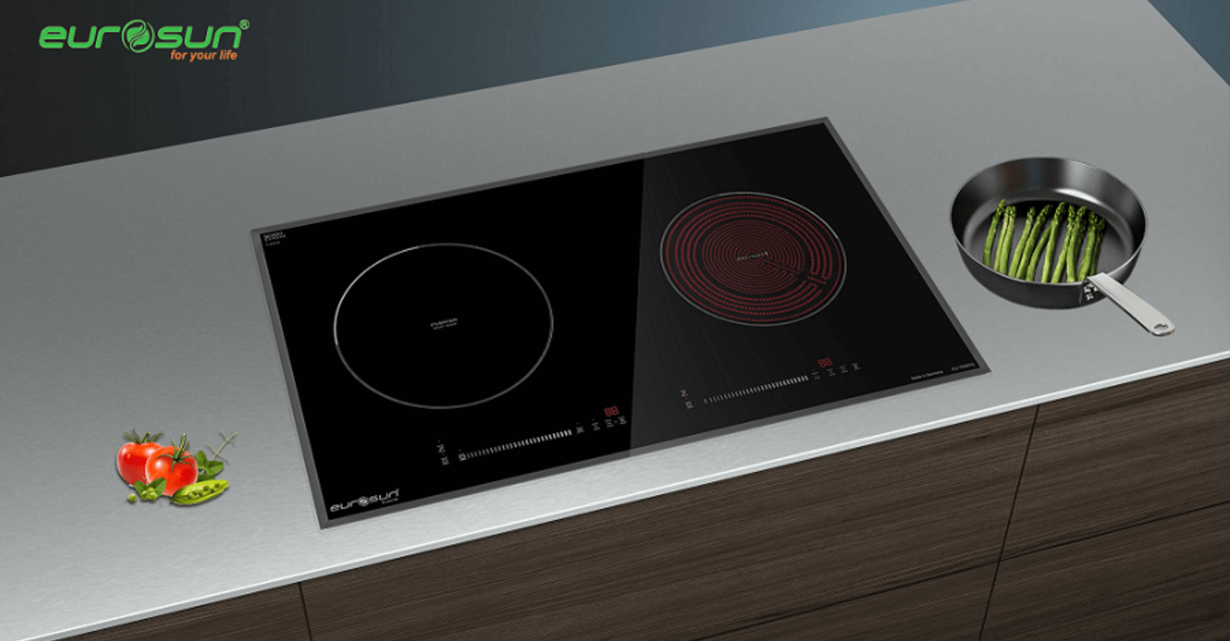 Smartkitchen chuyên cung cấp Bếp Điện Từ Eurosun EU-TE887G giá rẻ