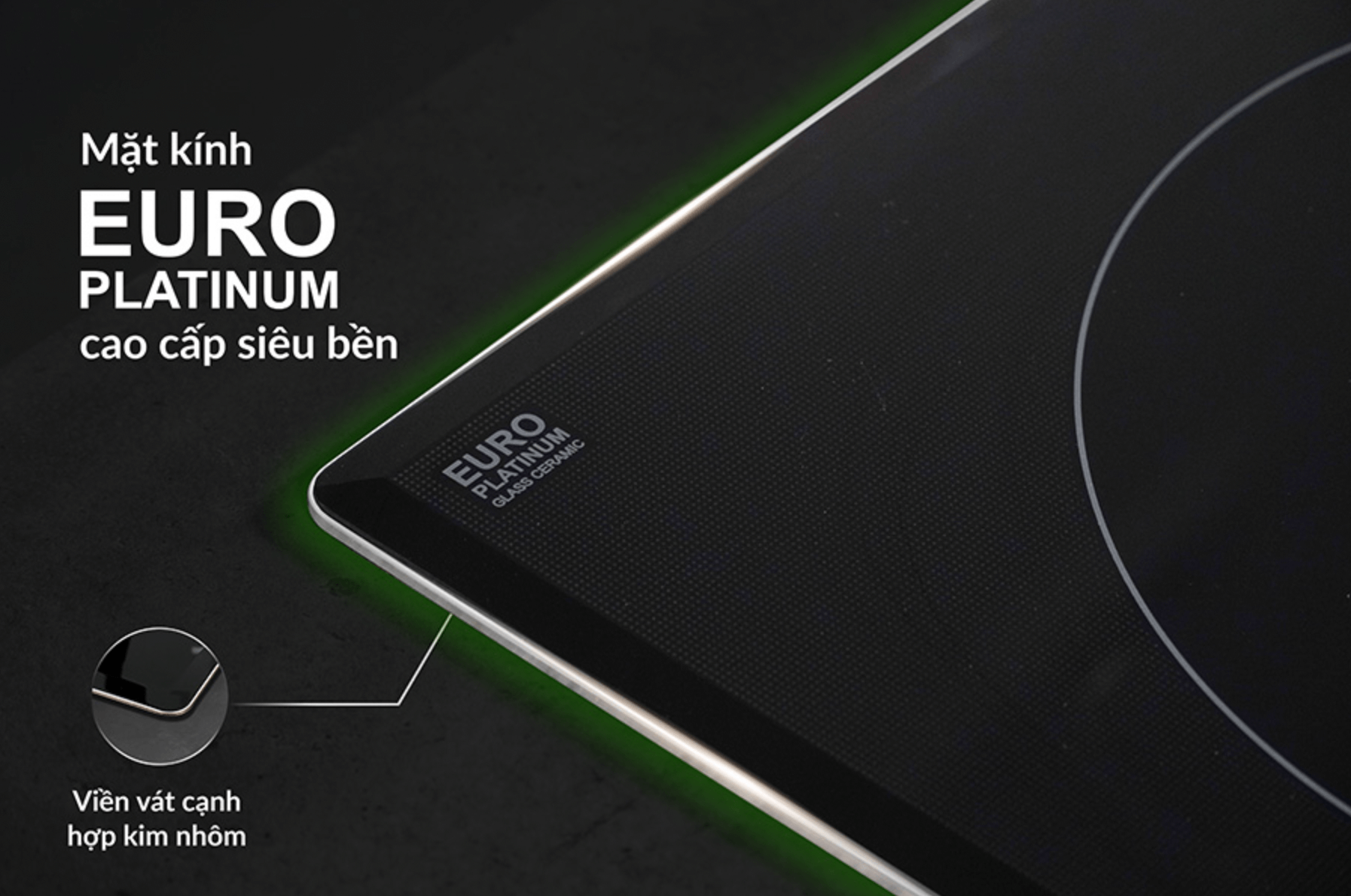 BẾP ĐIỆN TỪ EU-TE398PRO mặt kính cao cấp siêu bền