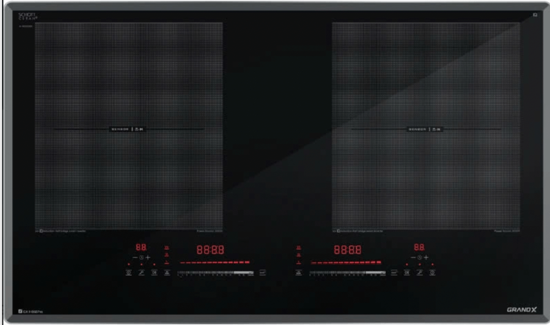 Bếp từ GrandX GX IH868Pro bếp từ đôi tiêu chuẩn bo mạch Inverter