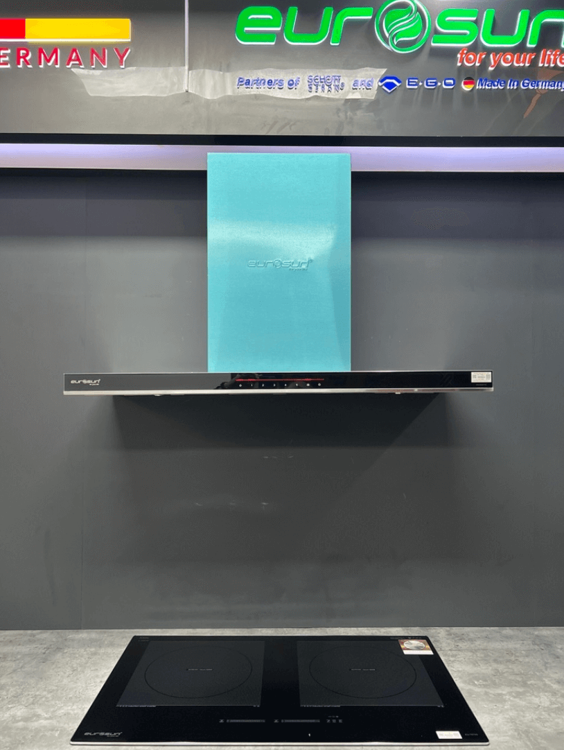 Hút Mùi Eurosun EH-90AF79 Thiết Kế Kính Vát 90cm Đẳng Cấp