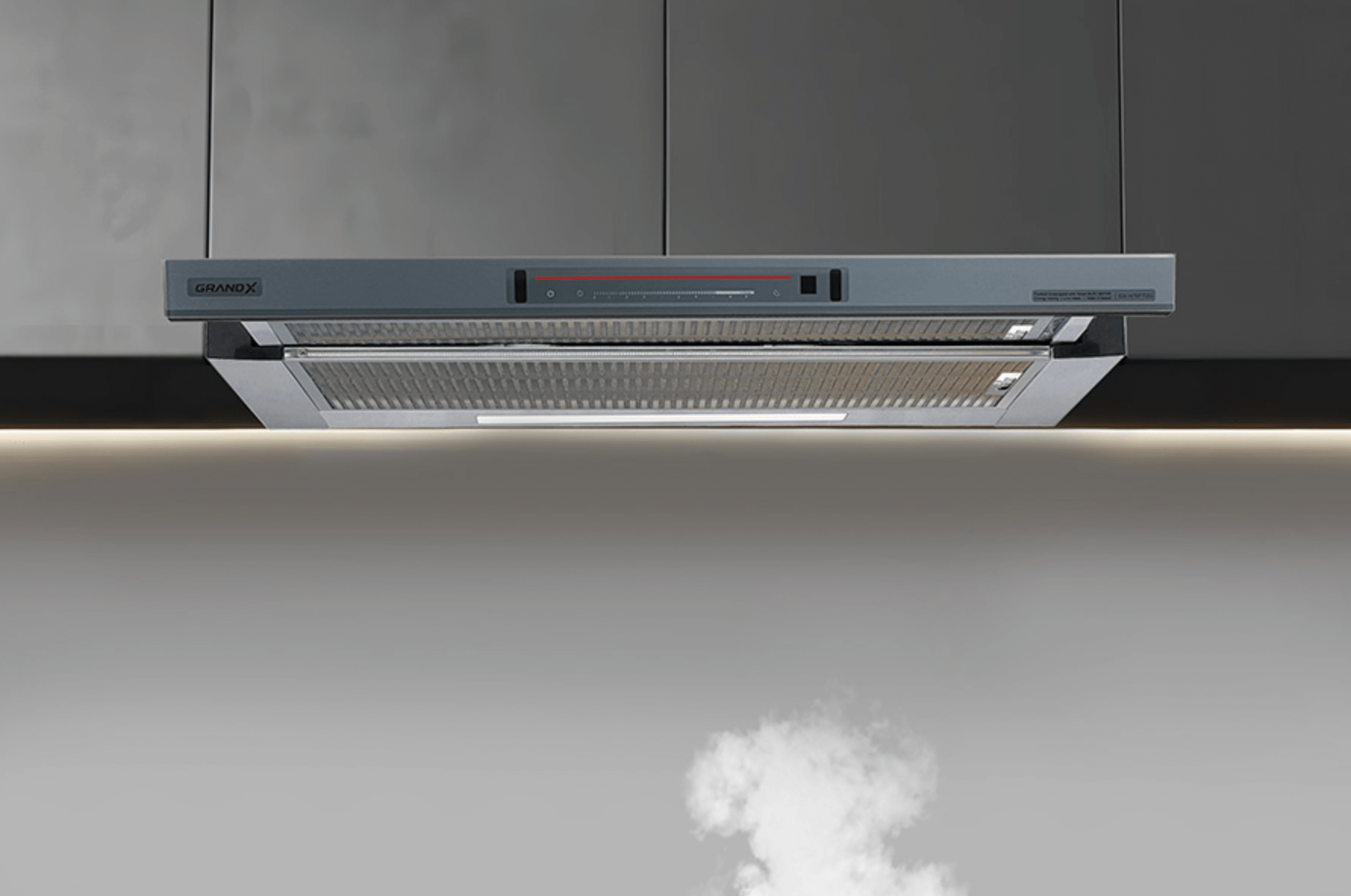 Máy Hút Mùi Âm Tủ GRANDX GX H70F72G Độ Bền Được Đảm Bảo Bởi Hàng Chính Hãng