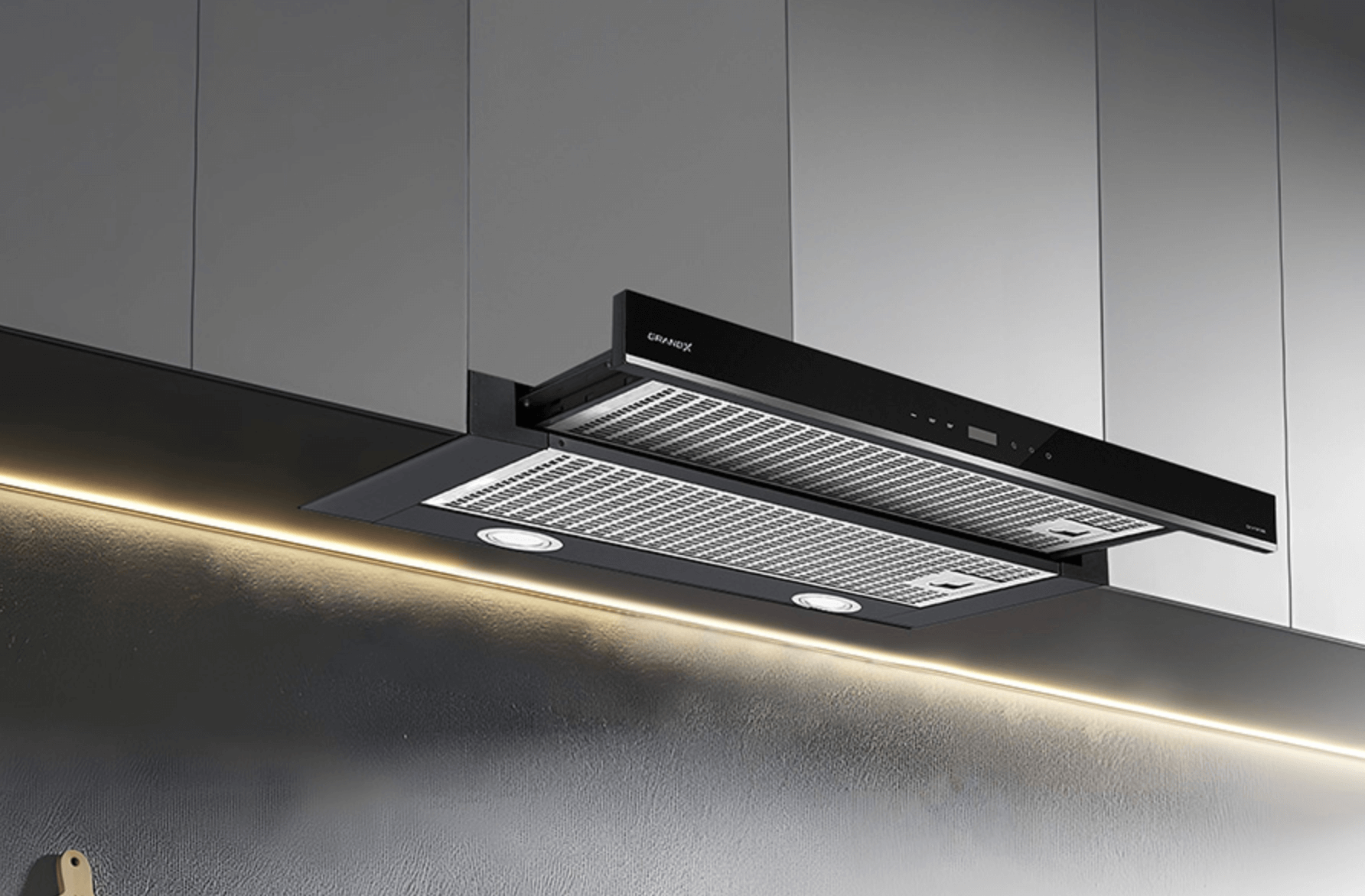 Máy Hút Mùi Âm Tủ GRANDX GX H60F58B Vật Liệu Bền Bỉ Dễ Dàng Vệ Sinh