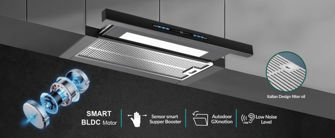 Máy Hút Mùi âm Tủ GRANDX GX H70F75B Luôn Mang Lại Sự Trải Nghiệm Tinh Tế Nhất Cho Người Dùng