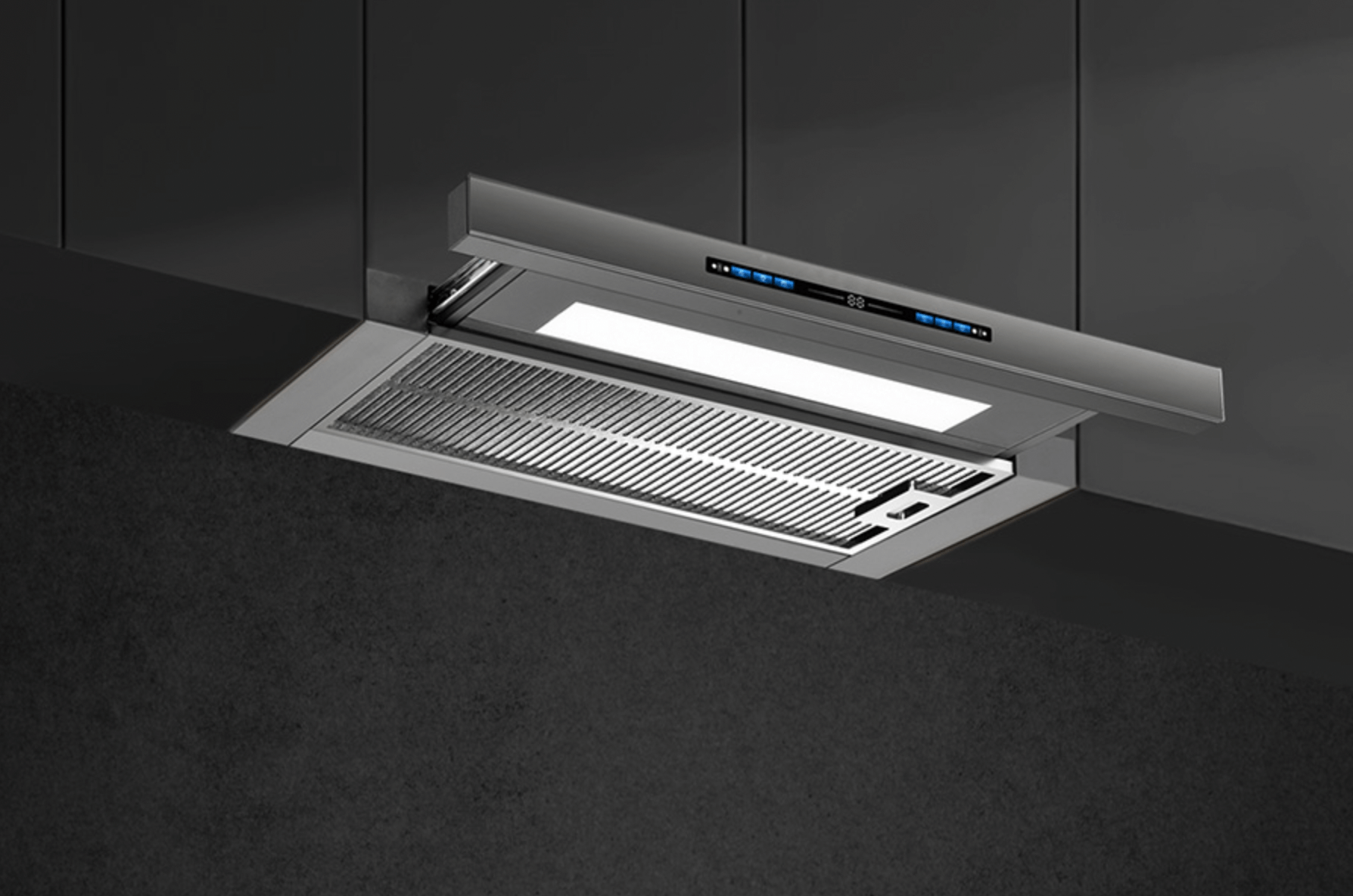 Máy Hút Mùi Âm Tủ GRANDX GX H70F75G Với Hệ Thống Chiếu Sáng LED Hiện Đại