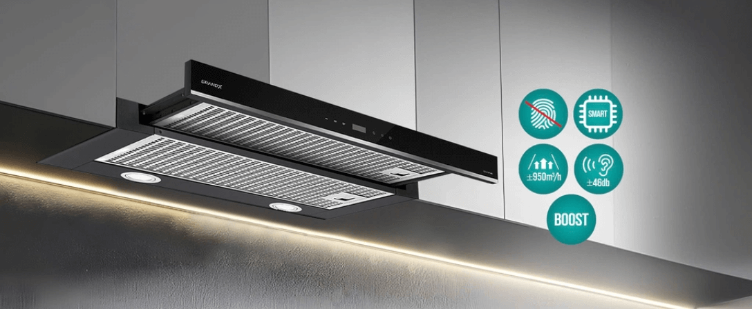 Máy Hút Mùi Âm Tủ GRANDX GX H90F58B Luôn Tận Dụng Mọi Cơ Hội Để Tạo Sự Đối Lưu Không Khí