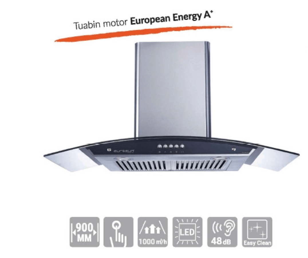 Máy Hút Mùi Eurosun EH-70K10S Thân Máy Bằng Inox 304
