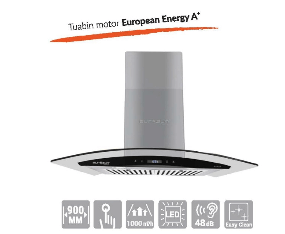 Máy Hút Mùi Eurosun EH-70K15E Hút Sạch Mọi Mùi Hôi Khó Chịu