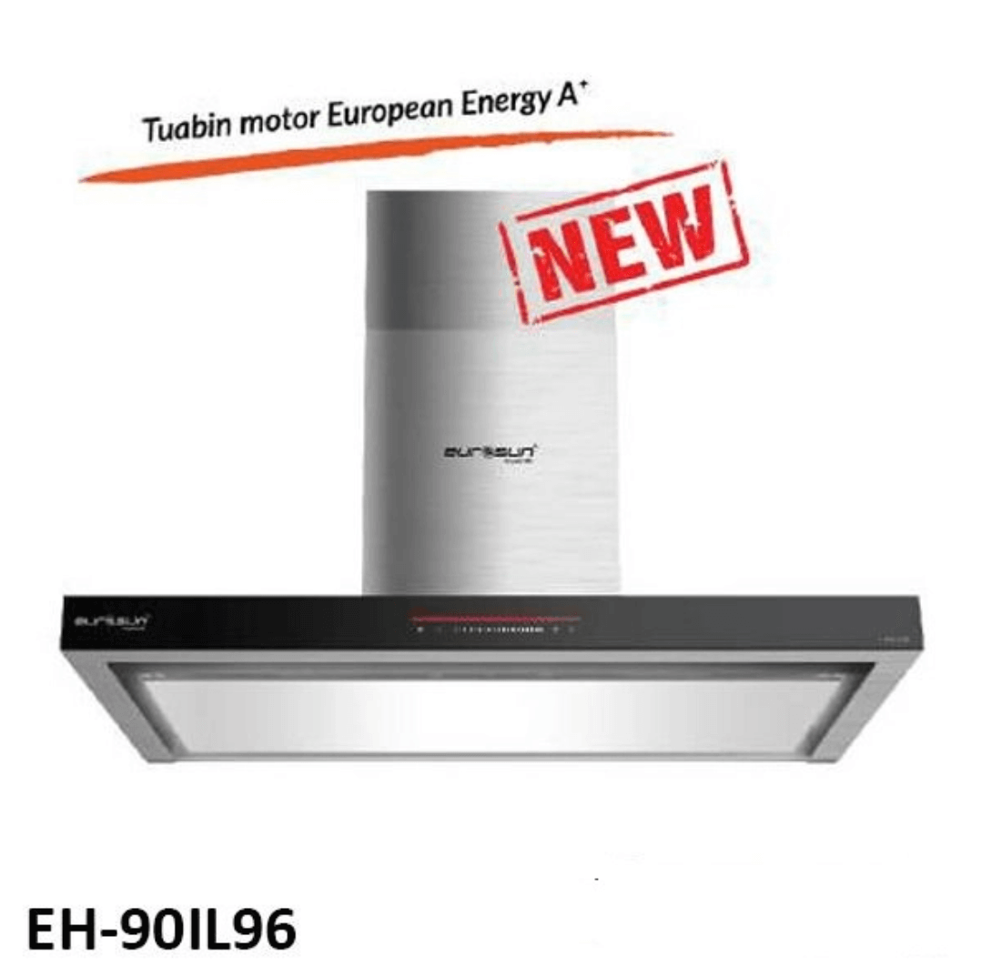 Máy Hút Mùi Eurosun EH-90IL96 Thiết Kế Sang Trọng Như Mảng Đèn Led Hiện ĐẠI