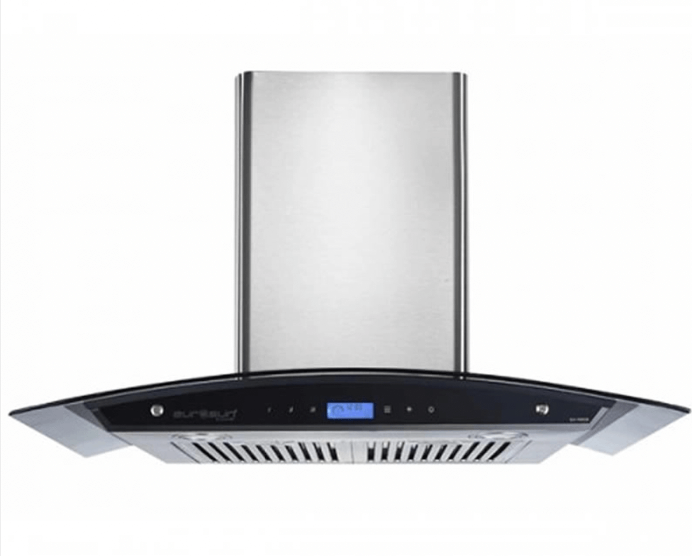 Máy Hút Mùi Eurosun EH-90K08S Với Cấu Trúc Vàng Trong Môi Trường Bếp Việt