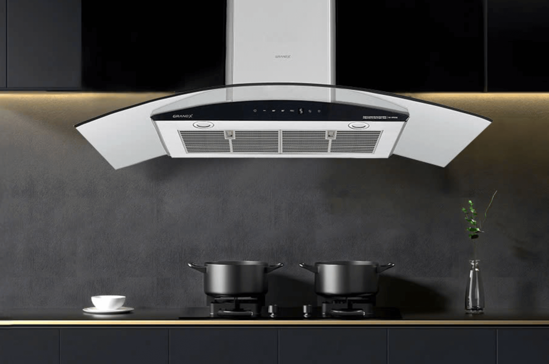Máy Hút Mùi Kính Cong GRANDX GX H70C62 Lắp Đặt Nhanh Chóng, Giá Rẻ Tại Smartkitchen
