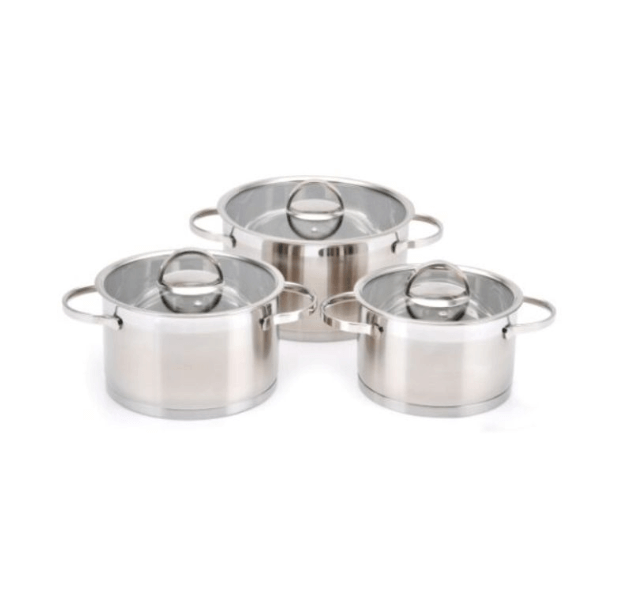 Bộ nồi inox Malloca TE-025 hàng cao cấp chính hãng 
