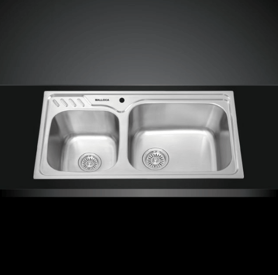 Chậu rửa bát inox 2 hố Malloca MS – 1003 NEW giá rẻ tại Smartkitchen