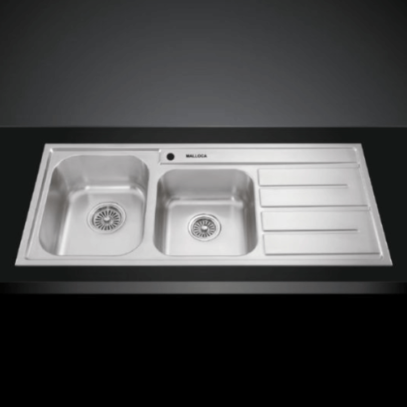 Chậu rửa bát inox 2 hố Malloca MS 1027R NEW sang trọng tinh tế Chậu rửa bát inox 2 hố Malloca MS 1027R NEW sang trọng tinh tế