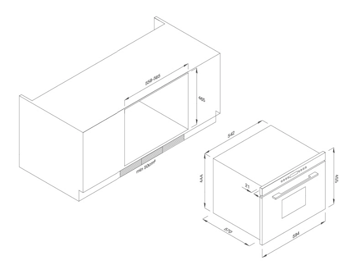 Thông số kỹ thuật Lò nướng âm tủ 35L Malloca MOV35IX03 (kính trắng)