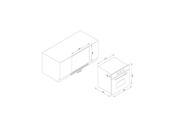 Thông số kỹ thuật Lò nướng âm tủ 56L Malloca EB-56ERCDG-8BC40