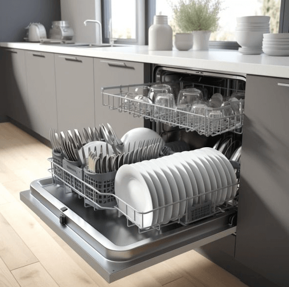 Máy rửa bát độc lập Malloca WQP12-J7201 với các chương trình rửa hiệu quả cao