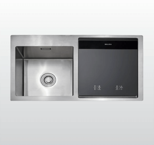 Máy rửa bát âm tủ Malloca WQP6-890F4 kích thước mini nhỏ gọn